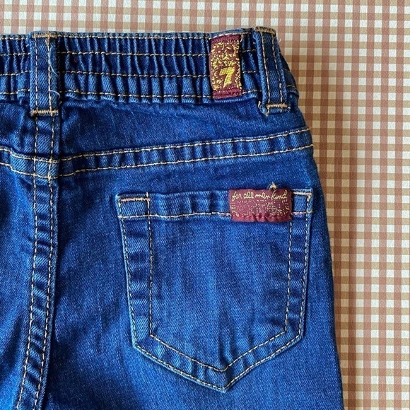 7 for all Mankind toddler denim stretchy jeans. Size 18 Months - Picture 7 of 9